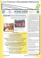 Newsletter No. 2, December 2009 Low Carbon Societies Network 